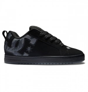 Essentials DC Shoes Court Graffik Homme Noir Noir Noir | FONH-85937
