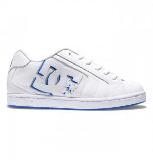 Essentials DC Shoes Net Homme Blanche Bleu Royal | LQIS-45902