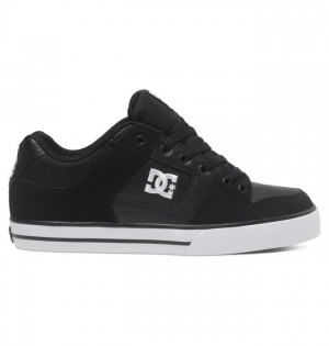 Essentials DC Shoes Pure Homme Noir Noir Blanche | GZEU-31094
