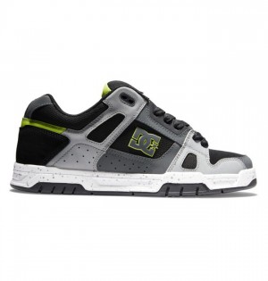 Essentials DC Shoes Stag Homme Noir Grise Vert | YDKS-39457