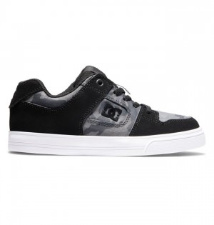 Pure DC Shoes Pure Elastic Lace Enfant Noir | AMEB-57028