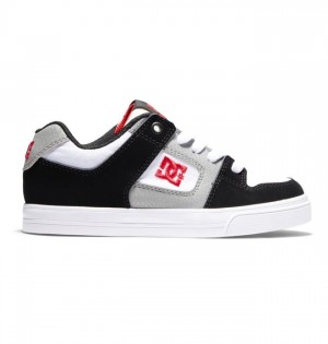 Pure DC Shoes Pure Enfant Blanche Noir Rouge | IFGE-38159