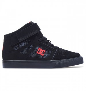 Pure DC Shoes Star Wars Pure HI High-Top Enfant Noir Rouge Noir | IBLH-01587